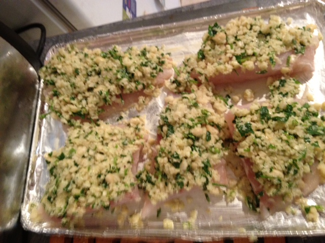 Maccadamia crusted Dhufish